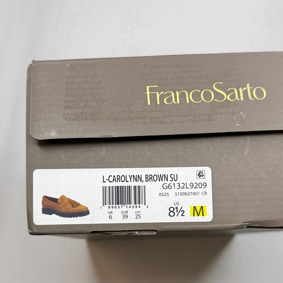 Franco Sarto Women's Carolynn Lug Sole Tassel Loafers- Size 8.5M - Picture 4 of 12